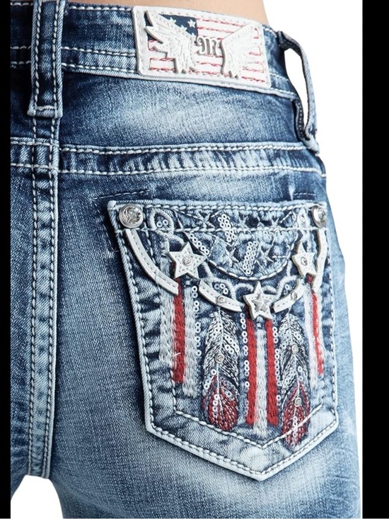 Miss Me Denim - NWT Miss Me American Dreamcatcher Boot Cut Jeans